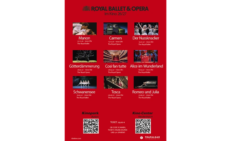 Royal Ballet &amp; Opera aus London Saison 26/27 Tickets