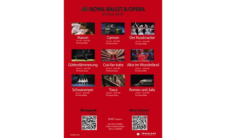 Royal Ballet &amp; Opera aus London Saison 26/27 Tickets