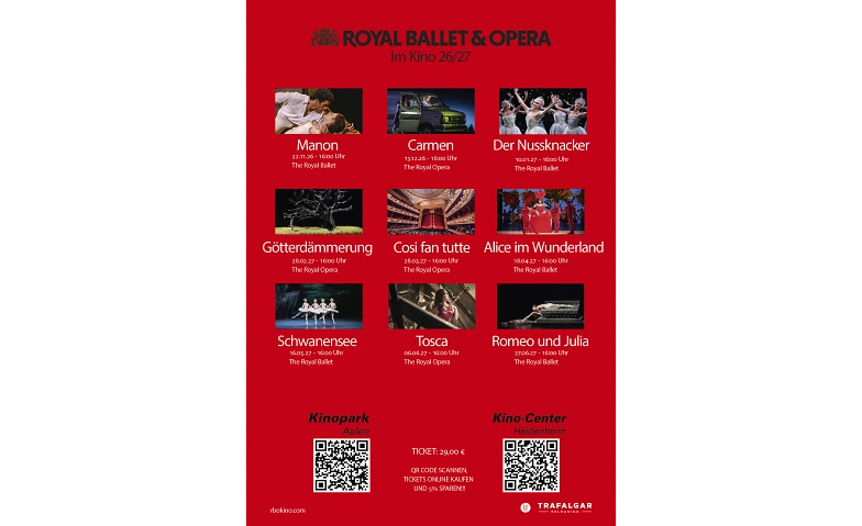 Royal Ballet &amp; Opera aus London Saison 26/27 Tickets