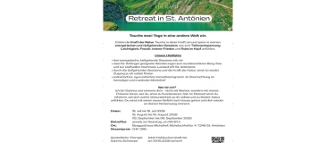 Event-Image for 'Retreat in St. Ant&ouml;nien im August'