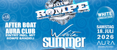 Event-Image for 'ROMPE  WHITE Sa 18. Juli AURA Club (Dresscode White)'