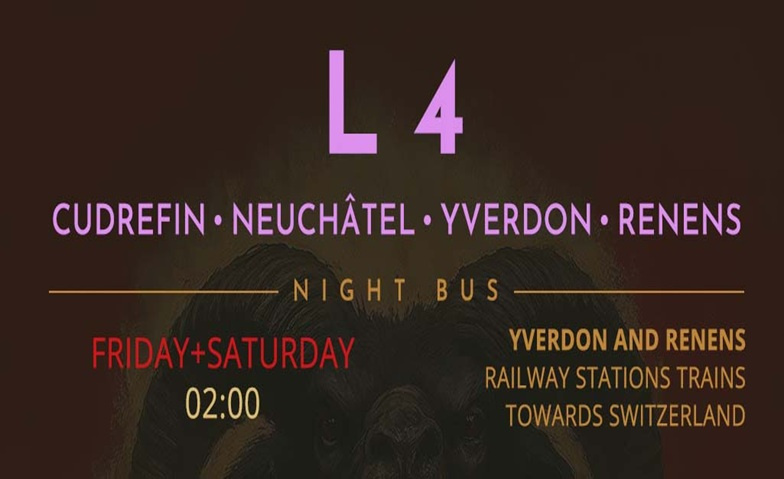Event-Image for 'L4.2 Night Bus Cudrefin-> Yverdon ->  Renens'