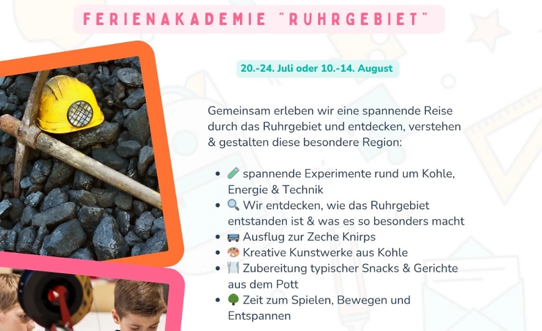 Event-Image for 'Ferienakademie "Ruhrgebiet"'