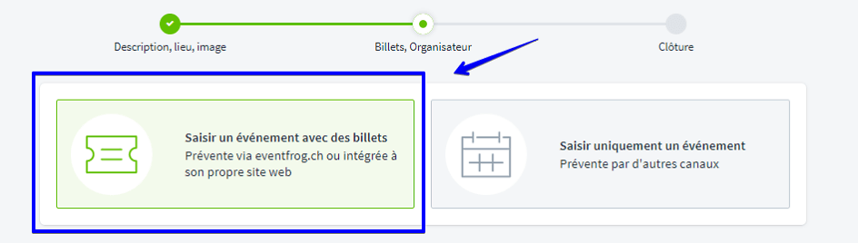 saisir un &eacute;v&eacute;nement