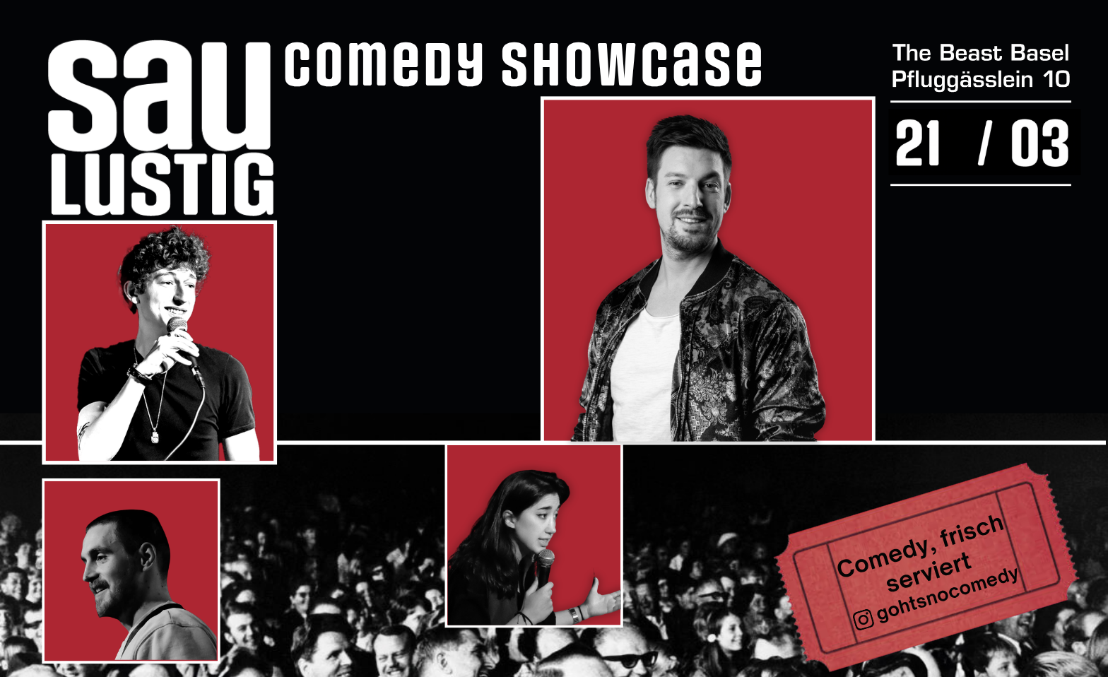 SauLustig - Comedy Showcase Billets