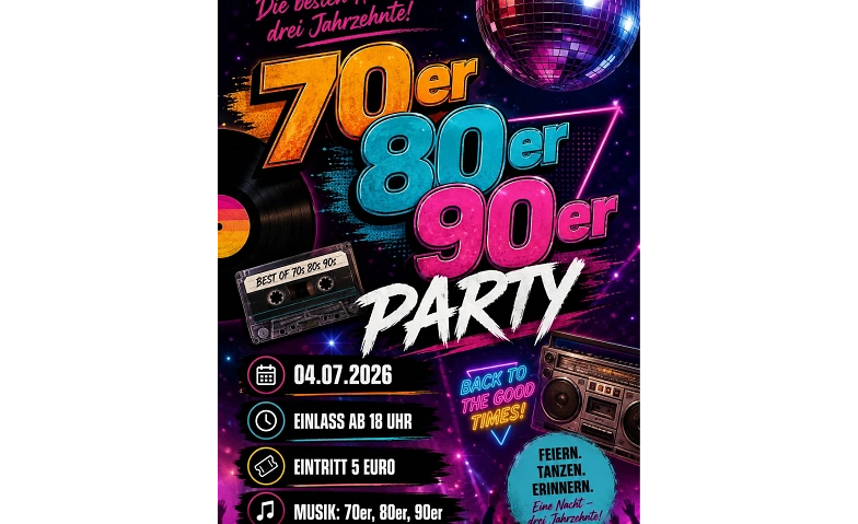 Schlagerparty 70er, 80er, 90er