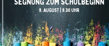 Event-Image for 'Segnung zum Schulbeginn'
