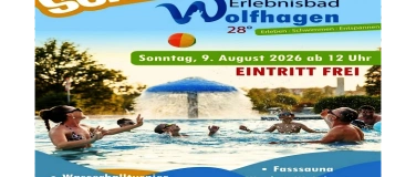 Event-Image for 'Sommerfest im Erlebnisbad Wolfhagen - Freier Eintritt + mehr'