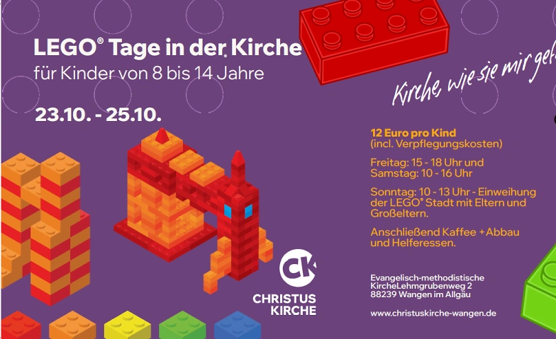 LEGO Tage in der Kirche für Kinder