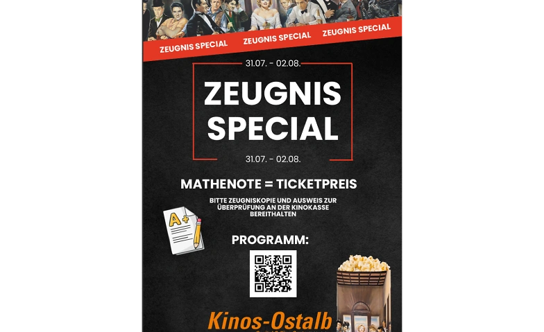 Event-Image for 'Zeugnis Special im Kino'