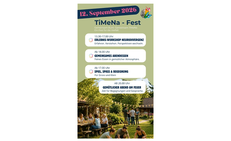 TiMeNa-Fest: Workshop zu Neurodivergenz