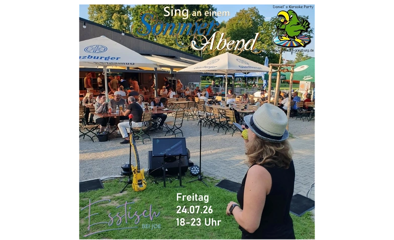 Sing an einem Sommerabend - OPEN AIR Karaoke in Günzburg