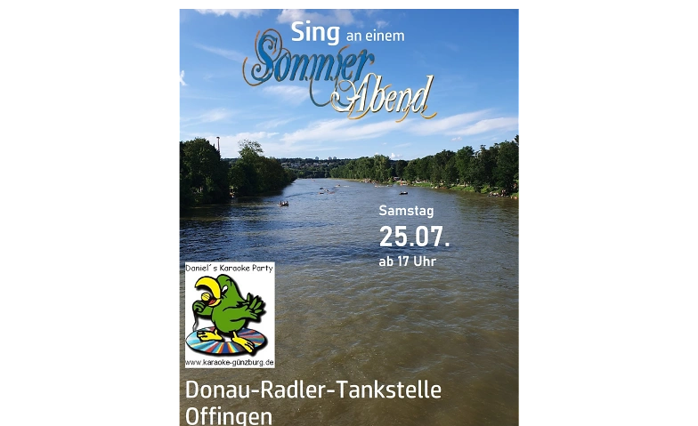 Sing an einem Sommerabend - OPEN AIR Karaoke in Offingen