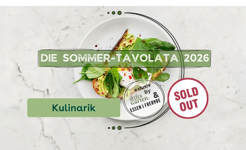 Sommertavolata vom Garte ufe T&auml;uer Billets