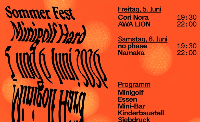 Event-Image for 'Sommerfest Minigolf Hard'