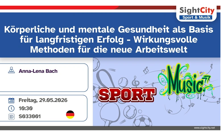 Gesundheit als Basis f&uuml;r Erfolg: Methoden f&uuml;r die Arbeit Tickets