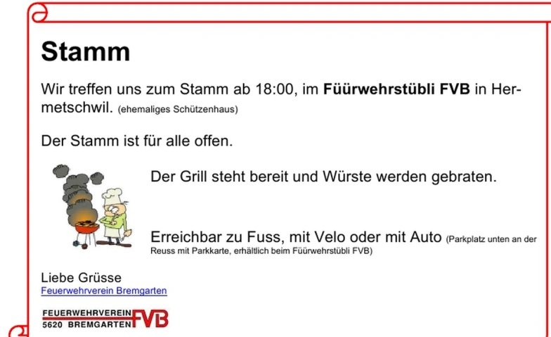 Event-Image for 'F&uuml;&uuml;rwehrstamm'