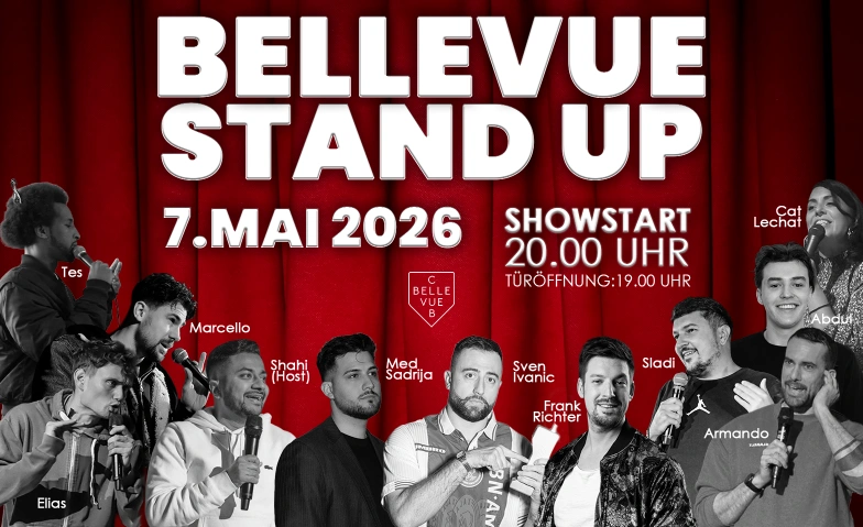 BELLEVUE STAND UP Club Bellevue, Freieckgasse 9, 8001 Zurich Billets
