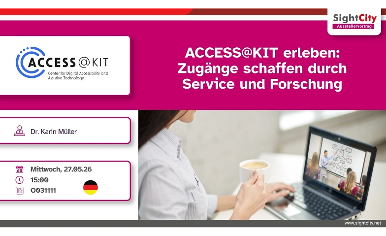 ACCESS@KIT: Zug&auml;nge schaffen durch Service und Forschung Tickets