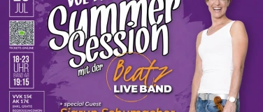 Event-Image for 'SUMMER SESSION mit der BEATZ-LiveBand &ndash; 29. Juli 2026'