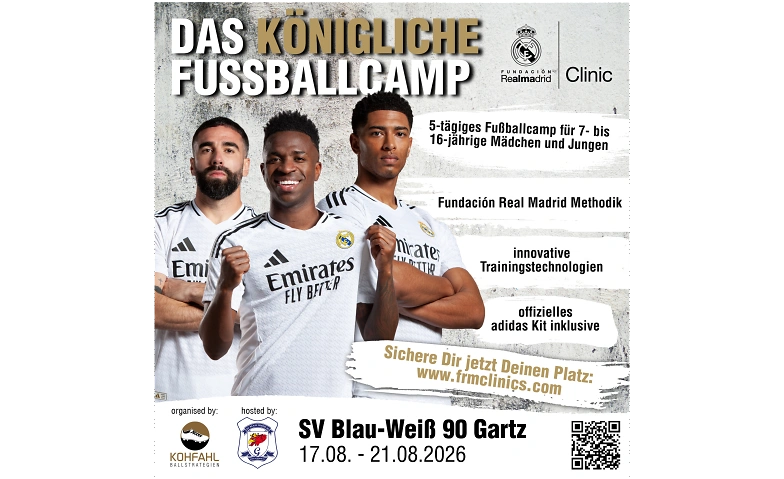 Fundación Real Madrid Fußballcamp in Gartz (Oder)