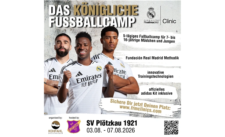 Fundación Real Madrid Fußballcamp in Plötzkau