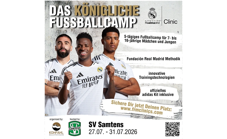 Fundación Real Madrid Fußballcamp in Samtens