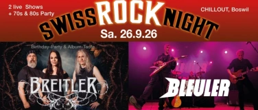 Event-Image for 'SWISS ROCK NIGHT - BREITLER - BLEULER'