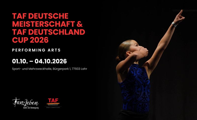 TAF Deutsche Meisterschaft & TAF Deutschland Cup 2026 Sport- und Mehrzweckhalle, B&uuml;rgerpark 1, 77933 Lahr/Schwarzwald Billets