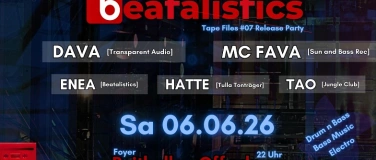 Event-Image for 'BEATALISTICS  ENEA, DAVA & MC FAVA  Reithalle Offenburg'
