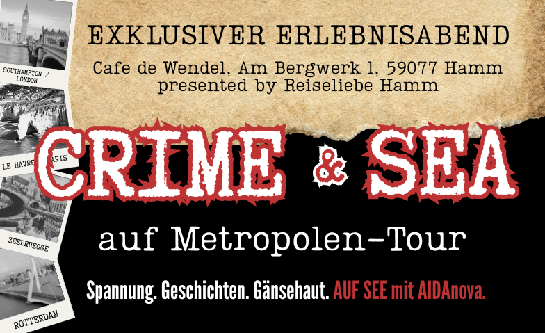Erlebnisabend - Crime & Sea auf AIDAnova mit CARSTEN SCHÜTTE