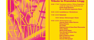 Event-Image for 'Trial & Error - Tribute Festival f&uuml;r Franziska Lingg'