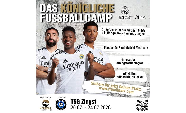 Fundación Real Madrid Fußballcamp in Zingst