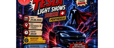Event-Image for 'Tesla Light Shows Marvel &agrave; Penth&eacute;r&eacute;az'