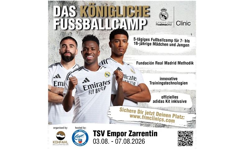 Fundación Real Madrid Fußballcamp in Zarrentin