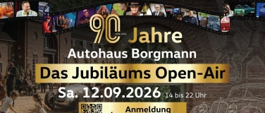 Event-Image for 'Jubil&auml;umsfest Open-Air: 90 Jahre Autohaus Borgmann'