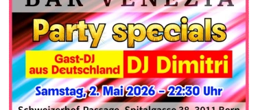 Event-Image for 'Party specials mit Gast-DJ aus Deutschland'