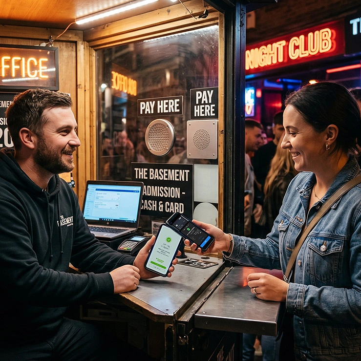 Cashless an der Abendkasse