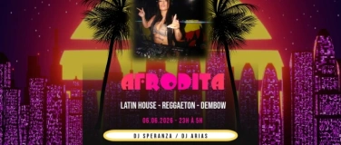 Event-Image for 'AFRODITA - LATIN HOUSE, REGGAETON, DEMBOW (+18)'