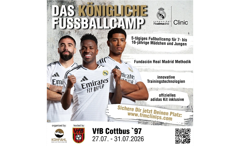 Fundación Real Madrid Fußballcamp in Cottbus