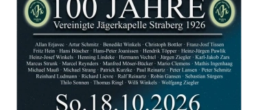 Event-Image for 'Jubil&auml;umskonzert 100 Jahre Vereinigte J&auml;gerkapelle Straberg'