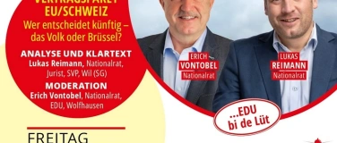 Event-Image for 'Vertragspaket EU/Schweiz - Wer entscheidet k&uuml;nftig?'