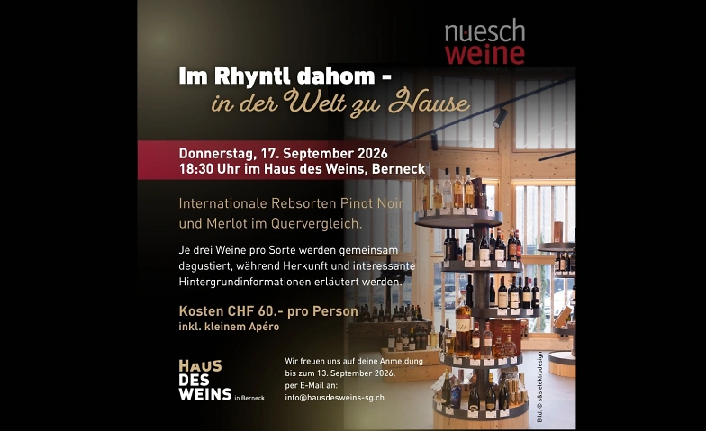Winzer des Monats Anlass: Nüesch Weine