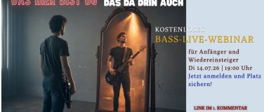 Event-Image for 'Kostenloses Webinar: Einfach Bass lernen'