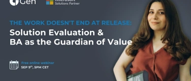Event-Image for 'The Work Doesn't End at Release: Solution Evaluation'
