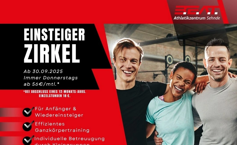 Event-Image for 'Einsteiger-Zirkel, Zirkeltraining'