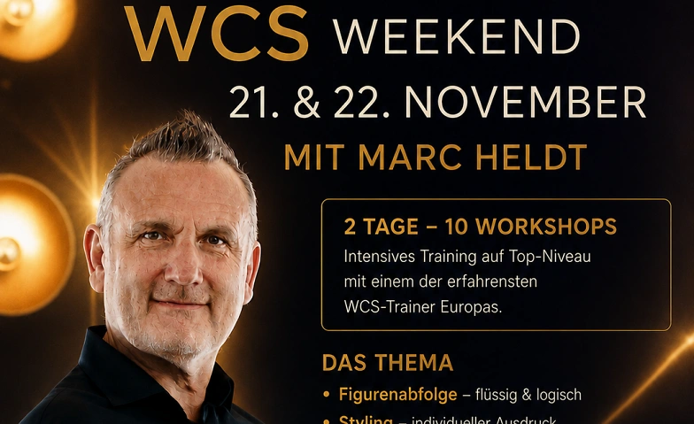 AUREA West Coast Swing Weekend mit Marc Heldt am 21.&22.11.