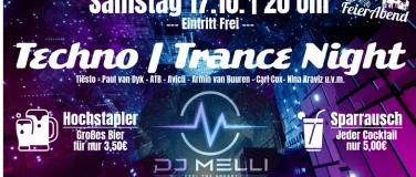 Event-Image for 'Techno  Trance Party mit DJ MELLI'
