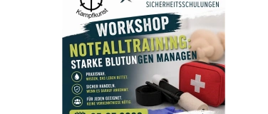 Event-Image for 'Notfalltraining: Behandlung starker Blutung (M&uuml;nchen-Pasing)'