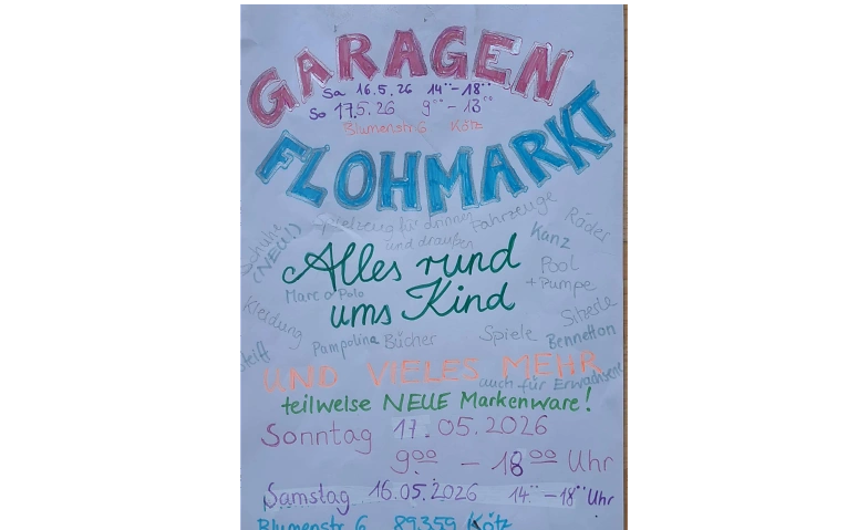 Event-Image for 'Garagenflohmarkt'